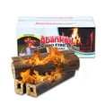 thumbnail image 4 of Abankod Bamboo Fire Logs 4-Pack | 2-Hour Long-Lasting Burn | All-Natural Smoke-Free Fuel for Fireplaces, Fire Pits, Camping & Patio | Low Ash, Clean-Burning Indoor/Outdoor Firewood, 4 of 8