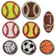 thumbnail image 1 of 2025 Latest Model 16PCS Sports Themed Patch, Patches Basketball Soccer Baseball, 1 of 5