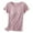 pink, variant on Women's Built-in Bra Padded Active Camisole Shirt, Modal Short Sleeves Pajama Casual Tops T-Shirt, Multicolor, M-2XL