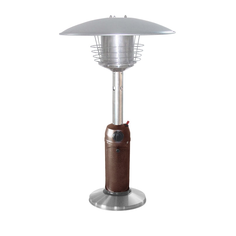 Hiland Portable Hammered Bronze And Stainless Steel Patio Heater Com - Hammered Bronze Finish Table Top Patio Heater Hiland Portable Hammered Bronze And Stainless Steel Patio Heater Com - Hammered Bronze Finish Table Top Patio Heater