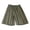 Army Green, variant on Hienoo Women's High Rise Bermuda Shorts Solid Color Breathable Casual Shorts, Sizes M-3XL