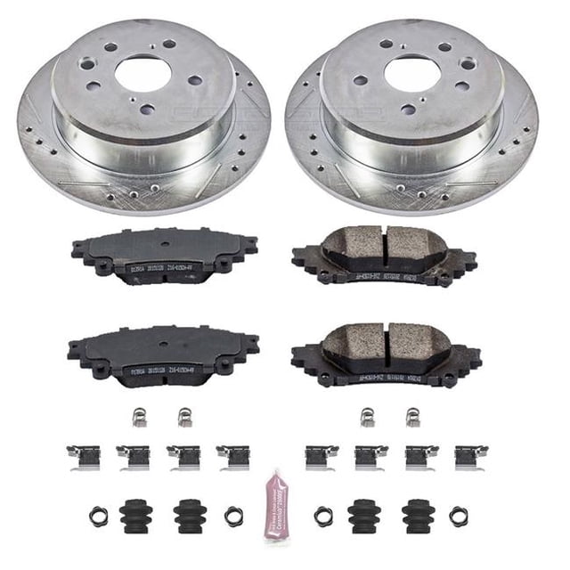PowerStop K6930 Rear Z23 Evolution Sport Brake Kit for 2014-2015 Lexus IS250
