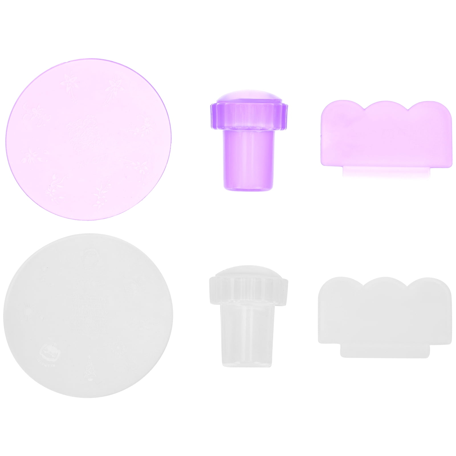 MasteelfCA 2 Ensembles Outil de Estampage Pratique pour Manucure Estampeur d'Ongles Outil de Salon DIY