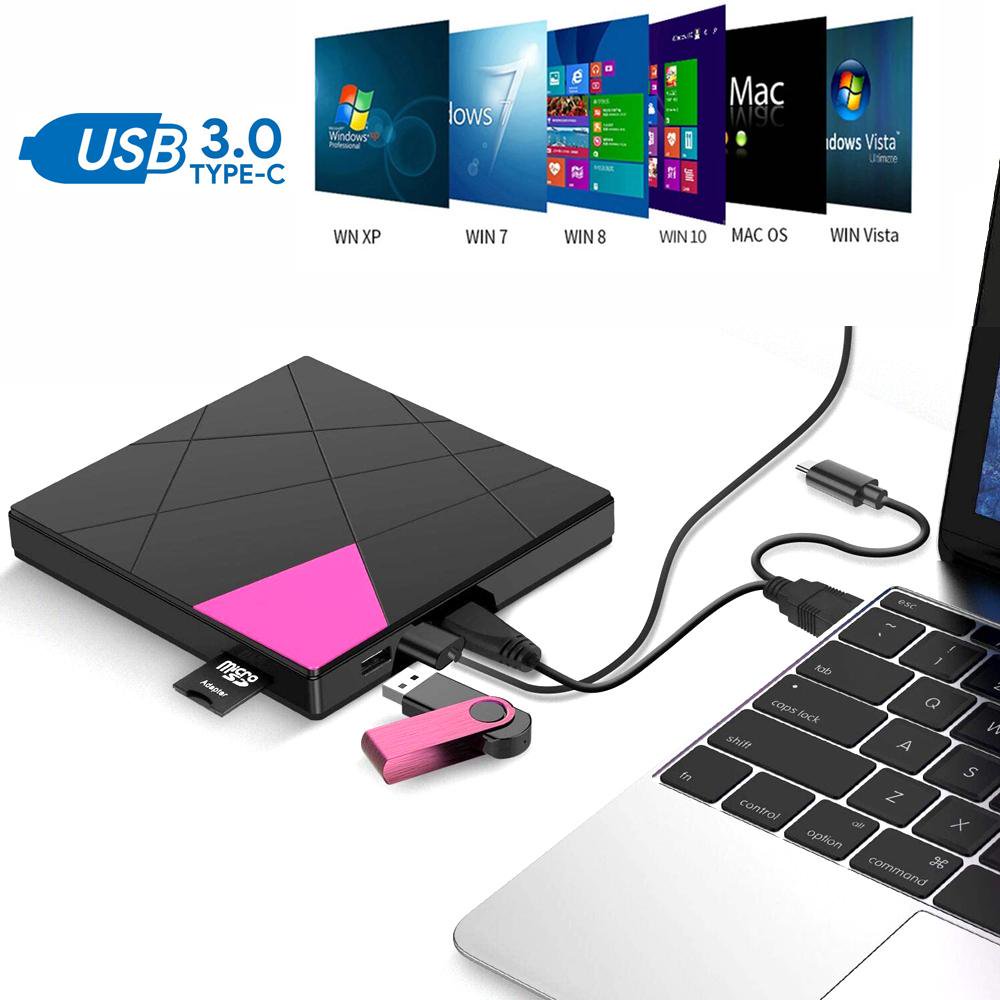 External DVD Drive for Laptop, USB 3.0 Portable External DVD/CD RW
