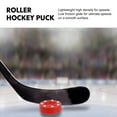 thumbnail image 7 of Red Roller Hockey Puck for Training Use with High Impact Glides and Shockproof Core PP Material, 7 of 7