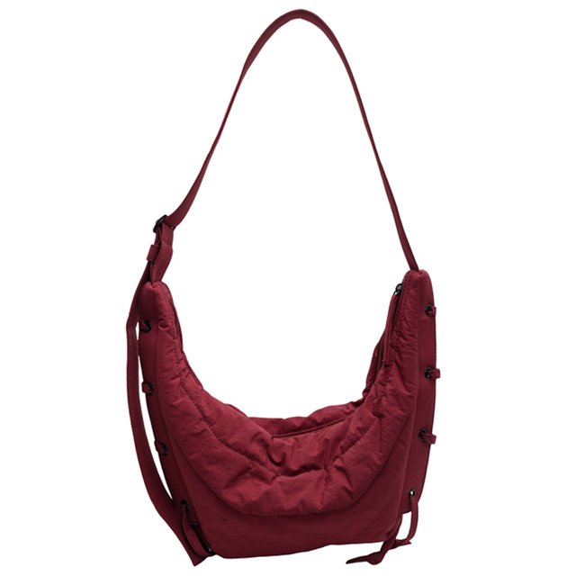 Bolso Bandolera Ndcxsfigh para Mujer Hombre Correa Ajustable Rosa Rojo