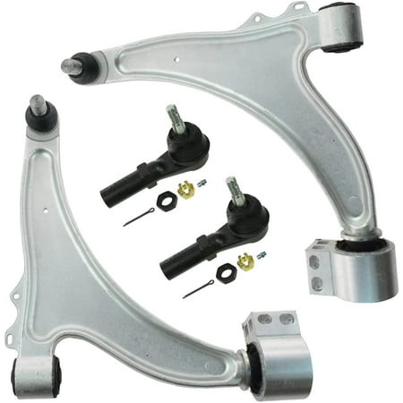 Detroit Axle - Front Control Arms Kit for 2010-2016 LaCrosse, 2010 Buick Allure, 2011-2013 Regal Replacement 2 Lower Control Arms w/Ball Joints 2 Outer Tie Rods
