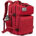 thumbnail image 2 of QT&QY 45L Outdoor Hiking Backpack for Men Molle Daypack 3 Day Gym Travel Rucksack with Bottle Holder, 2 of 7