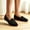 Black, variant on Women Hollow Cutout Pointed Toe Flats, Breathable Embroidery Slip On Loafers Comfort Casual Daily Walking Shoes White 6