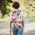 thumbnail image 6 of Peony Backpack Lightweight Bookbag Travel Rucksack Laptop Daypack for Women Men, 6 of 6