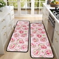 thumbnail image 4 of Kitchen Rugs Sets Of 2,Strawberry Princess Pattern Anti Fatigue Kitchen Mat Rugs Non Slip Washable,Decorative Kitchen Floor Mats for Kitchen,Sink,Laundry,17"x47"+17"x47", 4 of 5