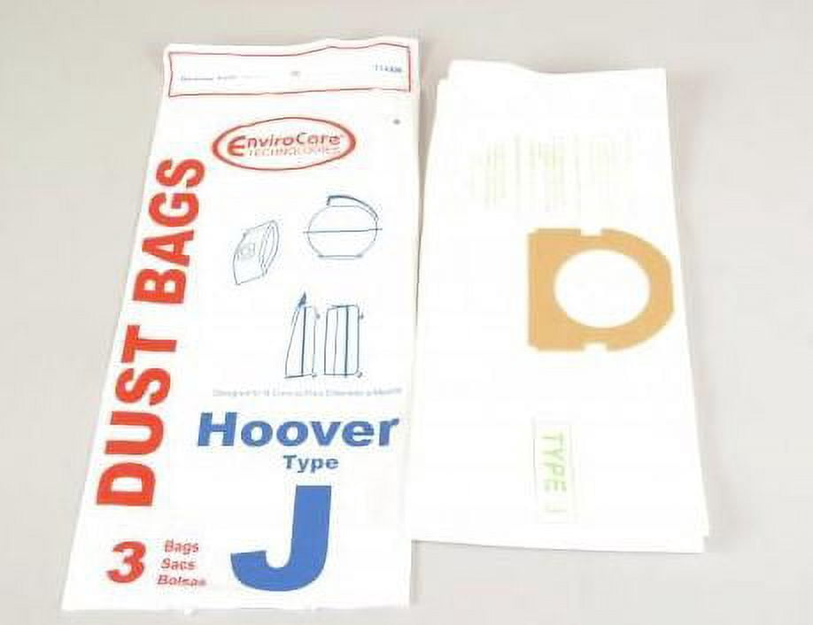 48 Hoover Type J 4010010J, #405396, 625871 Canister Tank Vacuum Cleaner Bags Model Constellation, Portable 822, 822