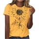 thumbnail image 2 of Fiudx Camisetas para Mujer Camiseta de Manga Corta con Cuello Redondo y Estampado Informal para Mujer, 2 of 4