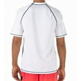 thumbnail image 2 of Men's Speedo 7482178 Easy Short Sleeve Loose Fit Swim Tee (White S), 2 of 3