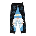 thumbnail image 4 of Daiia Christmas Gnome Snowflake Women's Sleep Pant with Pockets and Drawstring,Pajama Pants-Medium, 4 of 9