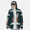 thumbnail image 4 of Kll Astronaut Traveler With Suitcase Print Men'S Women’s Upf 50+ Sun Protection Outdoor Hoodie Jacket Long Sleeve Fishing Hiking Performance Shirt- Large, 4 of 8
