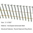 thumbnail image 5 of Hot Dipped Galvanized Siding Nails 2" x 0.092" (3600 Pcs), 5 of 5