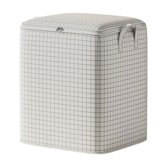 Nilvkv Heavy Duty Storage Bag with Reinforced Handles Oversized Clothing Quilt Moving Packing Double Zipper Saves Space