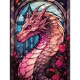thumbnail image 1 of 5D DIY Taladro Vidrieras Dragón Kit 30x40cm, 1 of 9