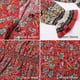 thumbnail image 5 of Vestido maxi de manga larga para mujer - Cuello en V Casual Botón abajo Estampado floral bohemio Vestidos largos de otoño Xemadio WMZL-2296-15, 5 of 6