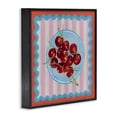 thumbnail image 2 of Stupell Industries Eclectic Red Cherries over Pink Stripes Black Framed Giclee Art, 12 x 12, by Rachael Reese, 2 of 8