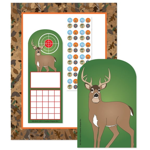 Creative Shapes Stationery Set Camouflage All Occasion 4 Piece