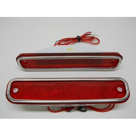 76 77 Gmc Jimmy - 1973 74 75 76 77 78 79 1980 GMC Chevy Truck Red LED Clearance Side Marker Lights