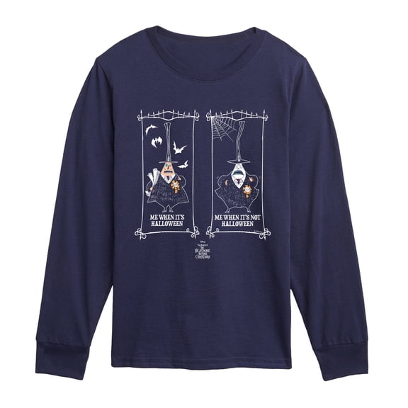 The Nightmare Before Christmas - When It's Halloween Long Sleeve Graphic T-Shirt