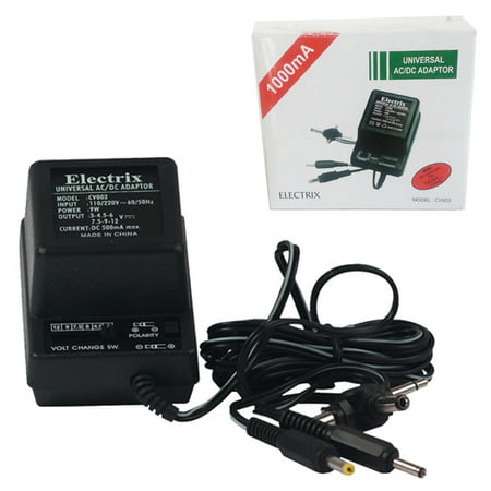 Universal AC DC Power Adapter Output 1.5-3-4.5-6-7.5-9-12 V 1000 mA 220V 50 (Best Dc Universe Power)