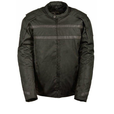 Mens High Visibility Reflective Vented Textile Jacket