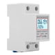 thumbnail image 3 of Medidor de electricidad monofásico, medidor de electricidad digital LCD Medidor de electricidad en riel DIN Medidor de factor de potencia de frecuencia construido para precisión NikouMX herramienta, 3 of 8