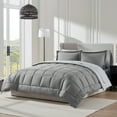 thumbnail image 7 of LammaLoe Queen Size Comforter Set 9 Piece Reversible Comforter Set Queen Bed in a Bag Queen All Season, Queen Bed In A Bag With 2 Memory Foam Pillows&nbsp;, 7 of 7