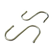 2.75 Ball End S-Hooks, 2-Pack, Zinc-Plated, Peerless Chain Company, #4735339D