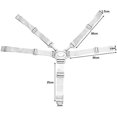 thumbnail image 2 of harnais 5 puntos Pour Poussette, Sangle De Scurit Pour Chaise Haute, Ajustable Ceinture De Scurit Pour Poussette, Pour Chaise Haute Bb Landau Et P, 2 of 5