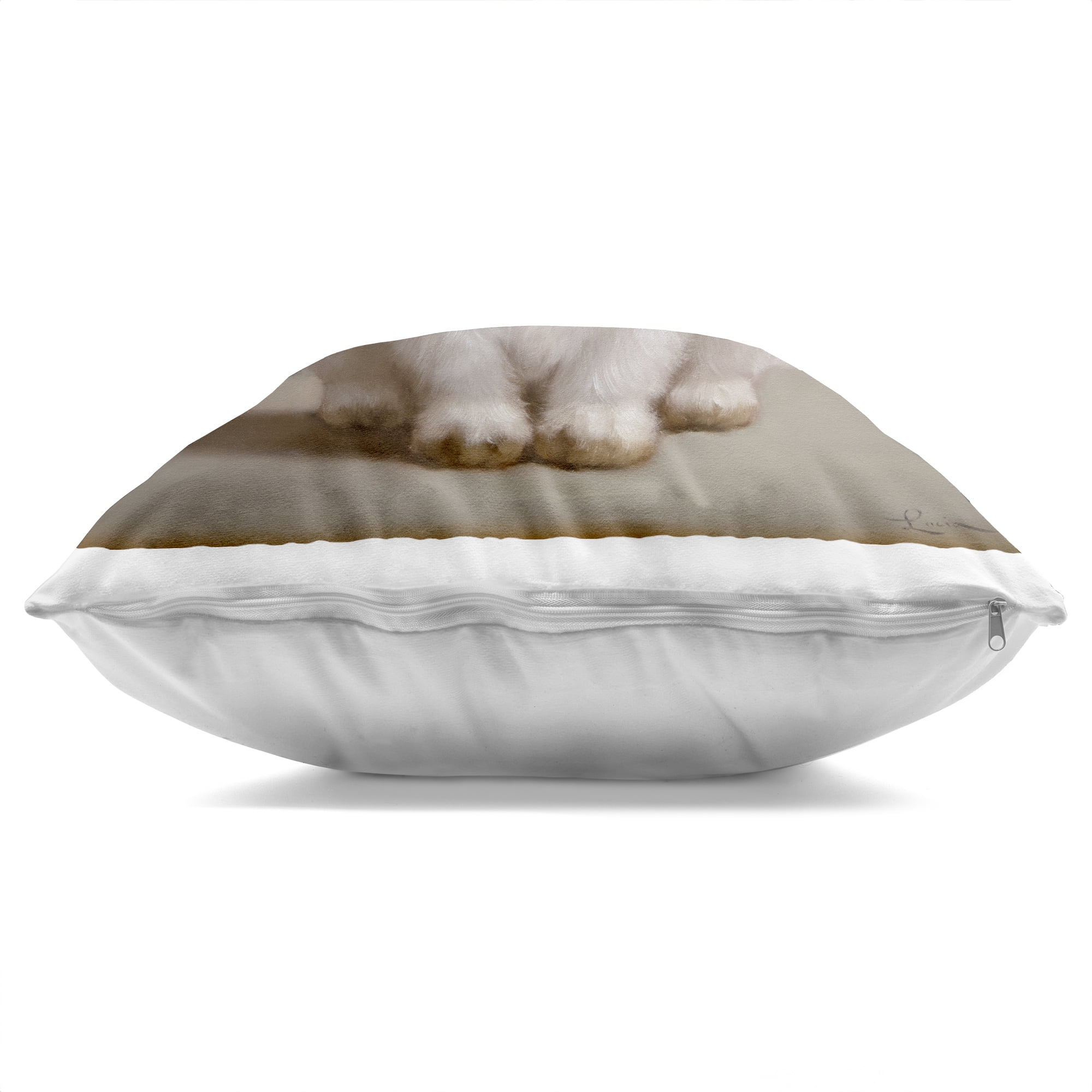 Stupell Industries Boopsie Daisy Bunny Decorative Printed Throw Pillow, design by Lucia Heffernan