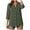AG_1, variant on Godom Womens 3/4 Sleeve Button Down Shirts Cotton Linen Tops V Neck Casual Loose Fit Blouses
