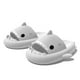 thumbnail image 1 of Feslishoet zapatillas de tiburón para hombre y mujer, zapatos suaves con plataforma de nube para playa, toboganes de baño para interiores, mulas de verano para exteriores de EVA Qiuyongming unisex, 1 of 2
