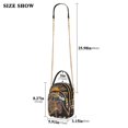 thumbnail image 2 of FORMRS Crossbody Bag for Women Quilted Travel Shoulder Cell Phone Purse with Chain Strap Handbag, Colorful Skeleton Sun, 2 of 7