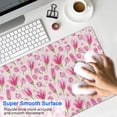 thumbnail image 4 of Long Mouse Pads for Desk,Pioneer Flower Floral Print Pattern Desk Mats on Top Of Desks, Desk Mouse Pad Extra Large with 3mm Non-Slip Base and Stitched Edge for Gaming,Office,Work,Home 35.4"x15.7", 4 of 6