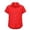 R202-Red, variant on RMGVDSD Kids Girls Shirts Casual Short Sleeve Button Down Shirt Breathable Comfortable School Uniform Blouse Children's Wear 7-8 Years