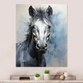 thumbnail image 2 of Designart "Bold Brushstrokes of a Zebra" Animals Zebra Metal Wall Art Prints, 2 of 5