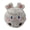 Grey, variant on mdesiwst Plush Rabbit Dog Chew Toy Bite Resistant Cartoon Bunny Dog Teething Toy with Squeaker Boredom Stress Relief Toy Pet Supplies