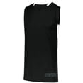 thumbnail image 2 of Augusta Sportswear XL Boys Step-Back Basketball Jersey Black/White 1731, 2 of 2