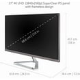 thumbnail image 3 of ViewSonic 27 ", 3840x2160, Silver, VX2776-4K-MHD, 3 of 4
