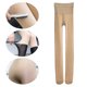 thumbnail image 3 of Tights Women Fake Translucent Fce Lined Elastic Leggings W Sheer Warm Slim Stretchy Stoing Pants, 3 of 5
