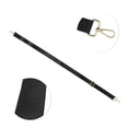 thumbnail image 3 of Unique Bargains 1 Pc Solid Color Light Gold Tone Hook Handbag Strap for Dating Black Nylon, 3 of 4