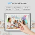 Frameo 10.1" Digital Picture Frame Smart Wifi Touch Screen Electric