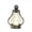 Silver, variant on Vintage Christmas LED Lantern, Black Hurricane Lamp with Flickering Flameless Candle, Battery Operated Tabletop & Hanging Light for Indoor Christmas Holiday Decor