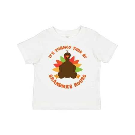

Inktastic Thanksgiving Turkey Grandma Gift Toddler Boy or Toddler Girl T-Shirt
