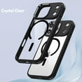 thumbnail image 4 of Dteck for iPhone 17 Pro Max Case, Compatible with MagSafe, Shockproof Military-Grade Protection, Transparent Magnetic Phone Case for iPhone 17 Pro Max,Black, 4 of 5
